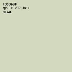 #D3D9BF - Sisal Color Image