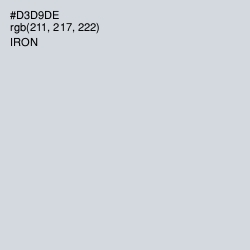 #D3D9DE - Iron Color Image