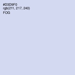 #D3D9F0 - Fog Color Image