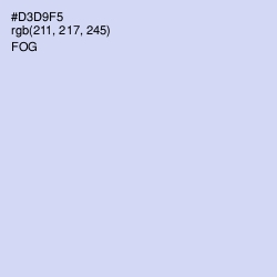 #D3D9F5 - Fog Color Image