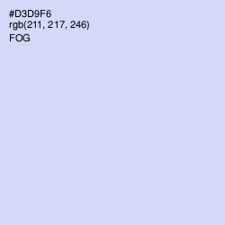 #D3D9F6 - Fog Color Image