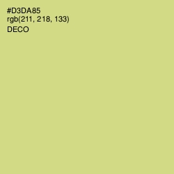 #D3DA85 - Deco Color Image
