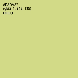 #D3DA87 - Deco Color Image