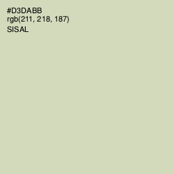 #D3DABB - Sisal Color Image