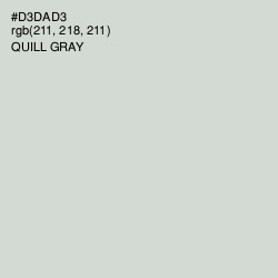 #D3DAD3 - Quill Gray Color Image