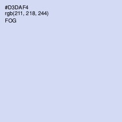 #D3DAF4 - Fog Color Image