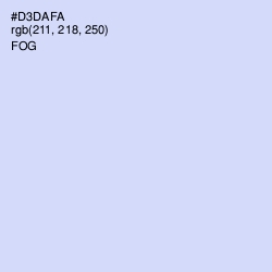 #D3DAFA - Fog Color Image