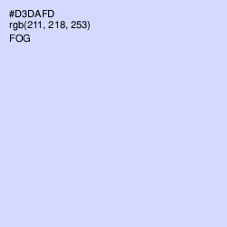 #D3DAFD - Fog Color Image