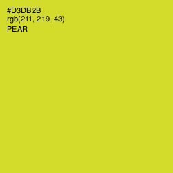 #D3DB2B - Pear Color Image