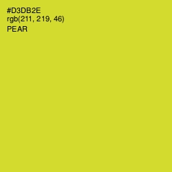 #D3DB2E - Pear Color Image