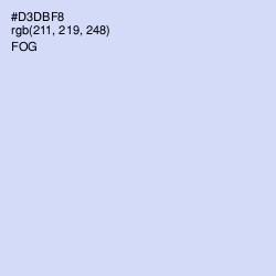 #D3DBF8 - Fog Color Image