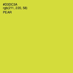 #D3DC3A - Pear Color Image