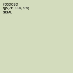 #D3DCBD - Sisal Color Image