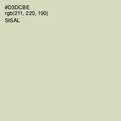 #D3DCBE - Sisal Color Image