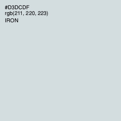 #D3DCDF - Iron Color Image