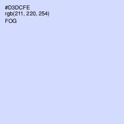 #D3DCFE - Fog Color Image