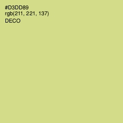 #D3DD89 - Deco Color Image