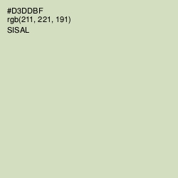 #D3DDBF - Sisal Color Image