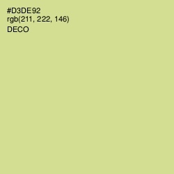 #D3DE92 - Deco Color Image