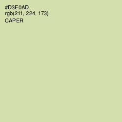 #D3E0AD - Caper Color Image