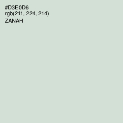 #D3E0D6 - Zanah Color Image