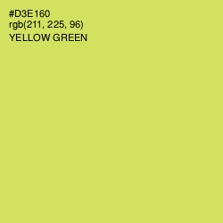 #D3E160 - Yellow Green Color Image