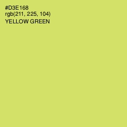 #D3E168 - Yellow Green Color Image