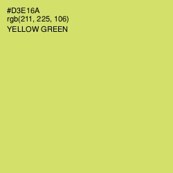 #D3E16A - Yellow Green Color Image