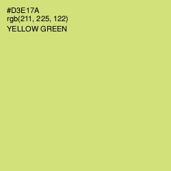 #D3E17A - Yellow Green Color Image