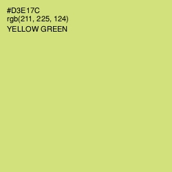 #D3E17C - Yellow Green Color Image