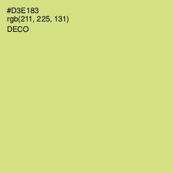 #D3E183 - Deco Color Image