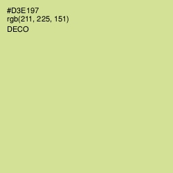 #D3E197 - Deco Color Image