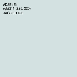 #D3E1E1 - Jagged Ice Color Image