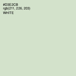 #D3E2CB - Beryl Green Color Image