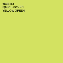 #D3E361 - Yellow Green Color Image