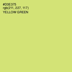 #D3E375 - Yellow Green Color Image