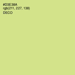 #D3E38A - Deco Color Image