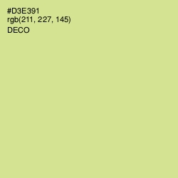 #D3E391 - Deco Color Image