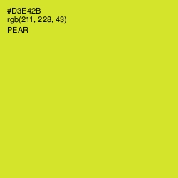 #D3E42B - Pear Color Image