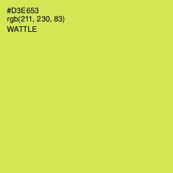 #D3E653 - Wattle Color Image