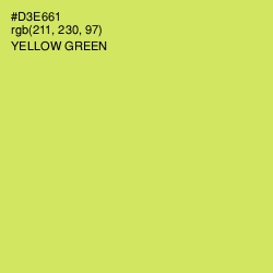 #D3E661 - Yellow Green Color Image