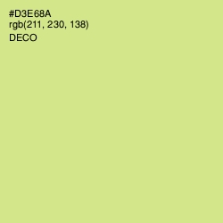 #D3E68A - Deco Color Image