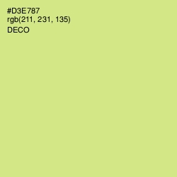 #D3E787 - Deco Color Image