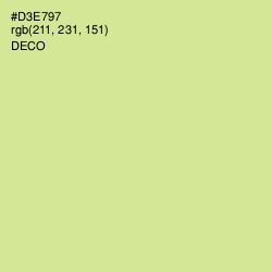 #D3E797 - Deco Color Image