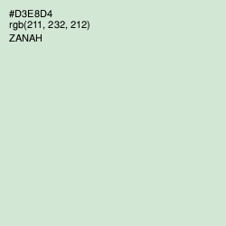 #D3E8D4 - Zanah Color Image