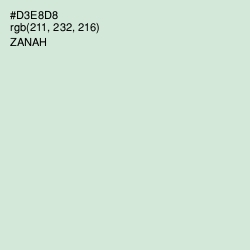 #D3E8D8 - Zanah Color Image