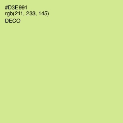 #D3E991 - Deco Color Image