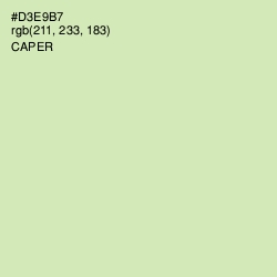 #D3E9B7 - Caper Color Image