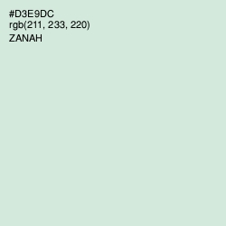 #D3E9DC - Zanah Color Image