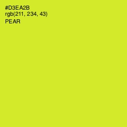 #D3EA2B - Pear Color Image